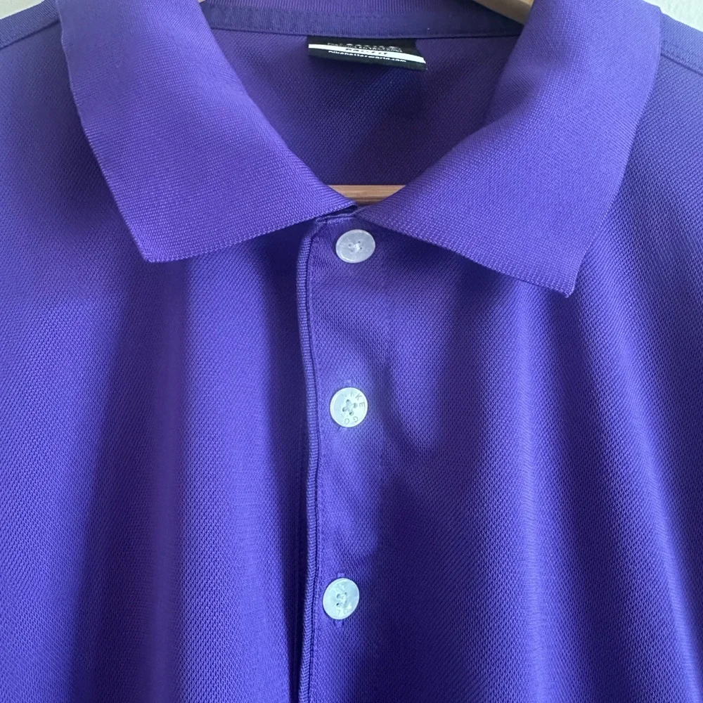 Nike Golf Dri‑Fit Polo Men’s XL Purple | Performance Moisture‑Wicking Shirt‎